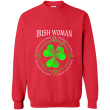 Load image into Gallery viewer, Irish woman the soul of an angel the fire of a lioness shirt