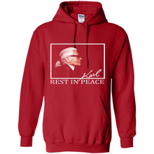 Load image into Gallery viewer, Karl Lagerfeld rest in peace shirt