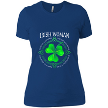 Load image into Gallery viewer, Irish woman the soul of an angel the fire of a lioness shirt