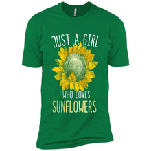 Load image into Gallery viewer, Just a girl who loves sunflowers shirt