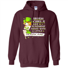 Load image into Gallery viewer, Irish girls are sunshine mixed with a little hurricane shirt