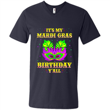 Load image into Gallery viewer, It’s my Mardi Gras Birthday y’all shirt