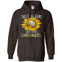 Load image into Gallery viewer, Just a girl who loves sunflowers shirt