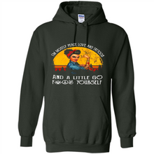 Load image into Gallery viewer, I’m mostly peace, love and tattoos and a little go fuck yourself shirt