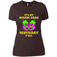 Load image into Gallery viewer, It’s my Mardi Gras Birthday y’all shirt