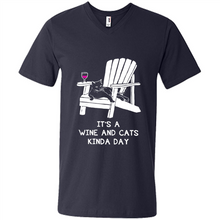 Load image into Gallery viewer, It’s a wine and cats kinda day shirt