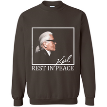 Load image into Gallery viewer, Karl Lagerfeld rest in peace shirt