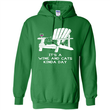 Load image into Gallery viewer, It’s a wine and cats kinda day shirt