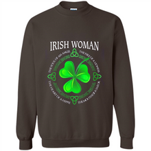 Load image into Gallery viewer, Irish woman the soul of an angel the fire of a lioness shirt